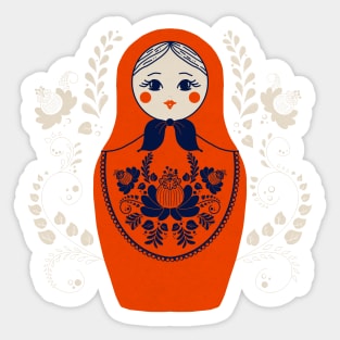 Matryoshka Russian Doll Sticker